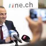 Le conseiller dEtat neuchatelois Laurent Kurth s'est retrouvé devant la presse, mercredi.